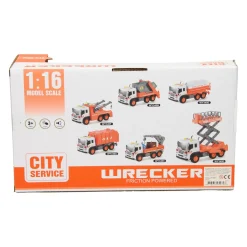 Truck met Afzetbak met Licht en Geluid