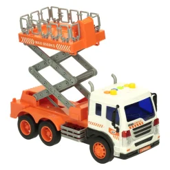 Truck met Hoogwerker met Licht en Geluid