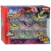 Turbo Racers Mini Rally Pull-backauto's, 9st.