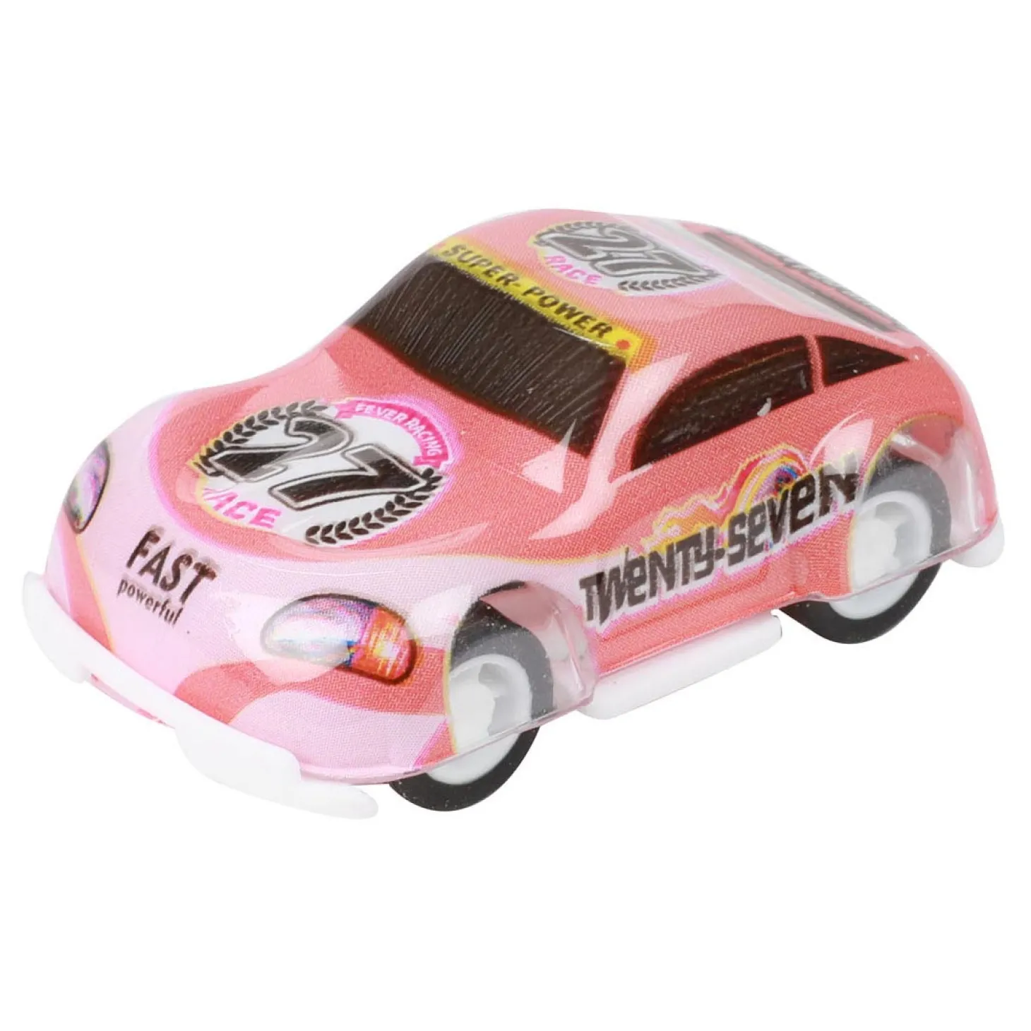 Turbo Racers Mini Rally Pull-backauto's, 9st.