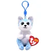 Ty Beanie Babies Bellies Clip Thunder Husky, 10cm