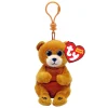 Ty Beanie Babies Bellies Clip Duncan Bear, 10cm