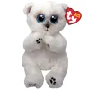 Ty Beanie Babies Bellies Wuzzy Bear White, 15cm