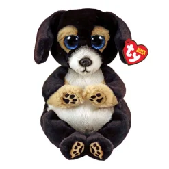 Ty Beanie Babies Bellies Ranger Black Dog, 15cm