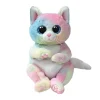 Ty Beanie Babies Bellies Jennie Rainbow Cat, 15cm
