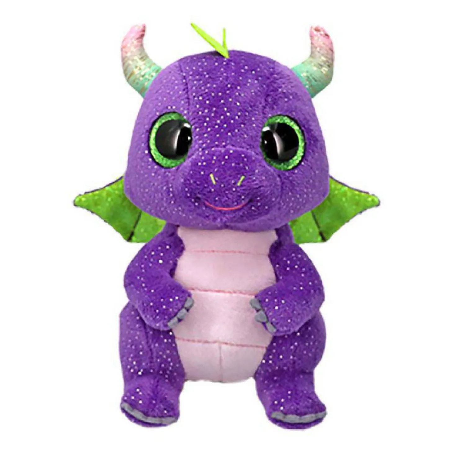 Ty Beanie Boo Daphne Purple Dino, 15cm