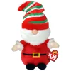 Ty Beanie Boo's Christmas Gnome Gnewman Santa, 15cm