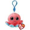 Ty Beanie Boo's Clip Sheldon Octopus, 7cm