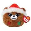 Ty Teeny Puffies Christmas Bear Pudding, 10cm