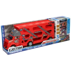 Uitklapbare Autotransporter met Afschietfunctie - Rood