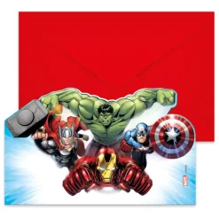 Uitnodigingen en Enveloppen FSC Avengers Infinity Stones, 6st.