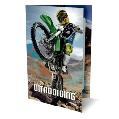 Uitnodigingen Motorcross, 6st.