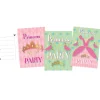 Uitnodigingen Princess Party, 6st.