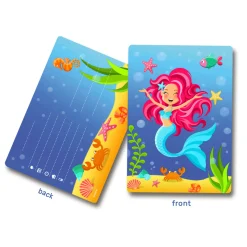 Uitnodigingen Zeemeermin, 8st.