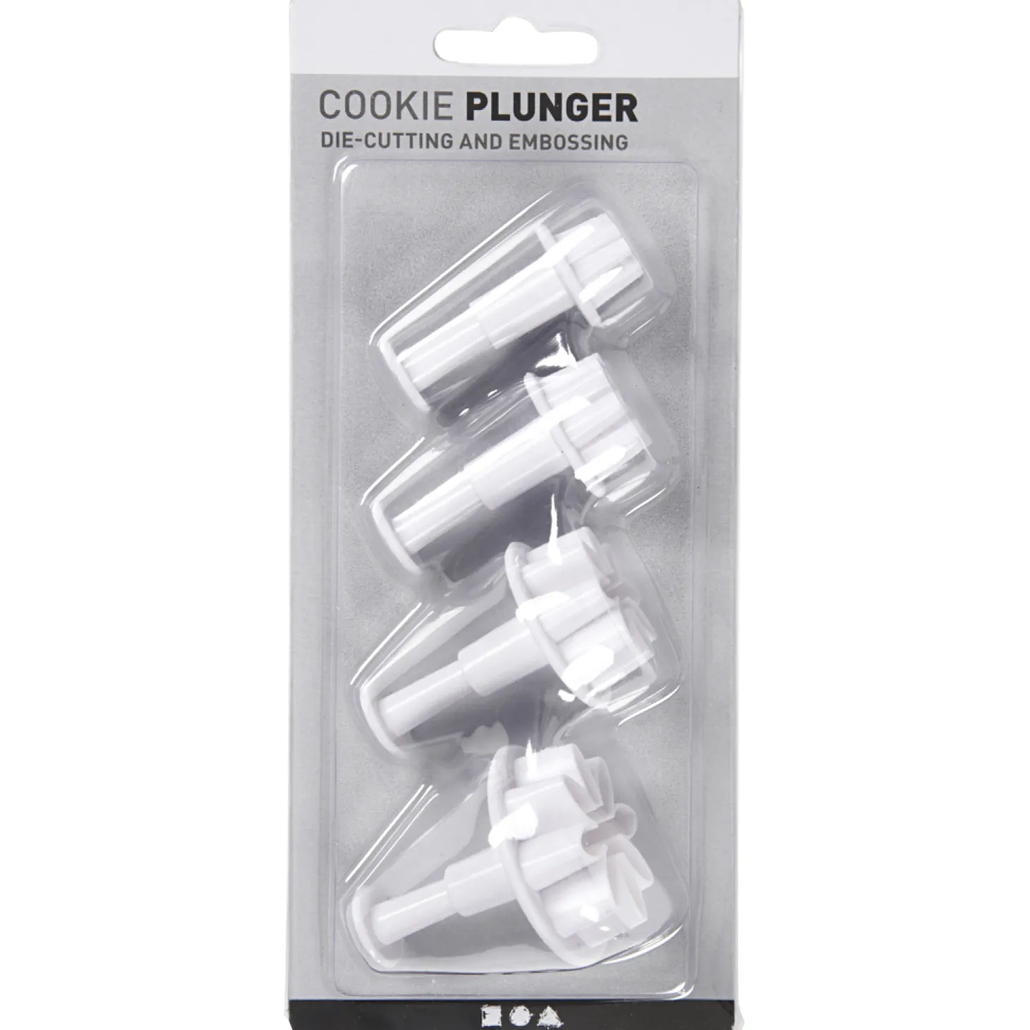 Uitsteekvormen met Stempel Ster, 3st.