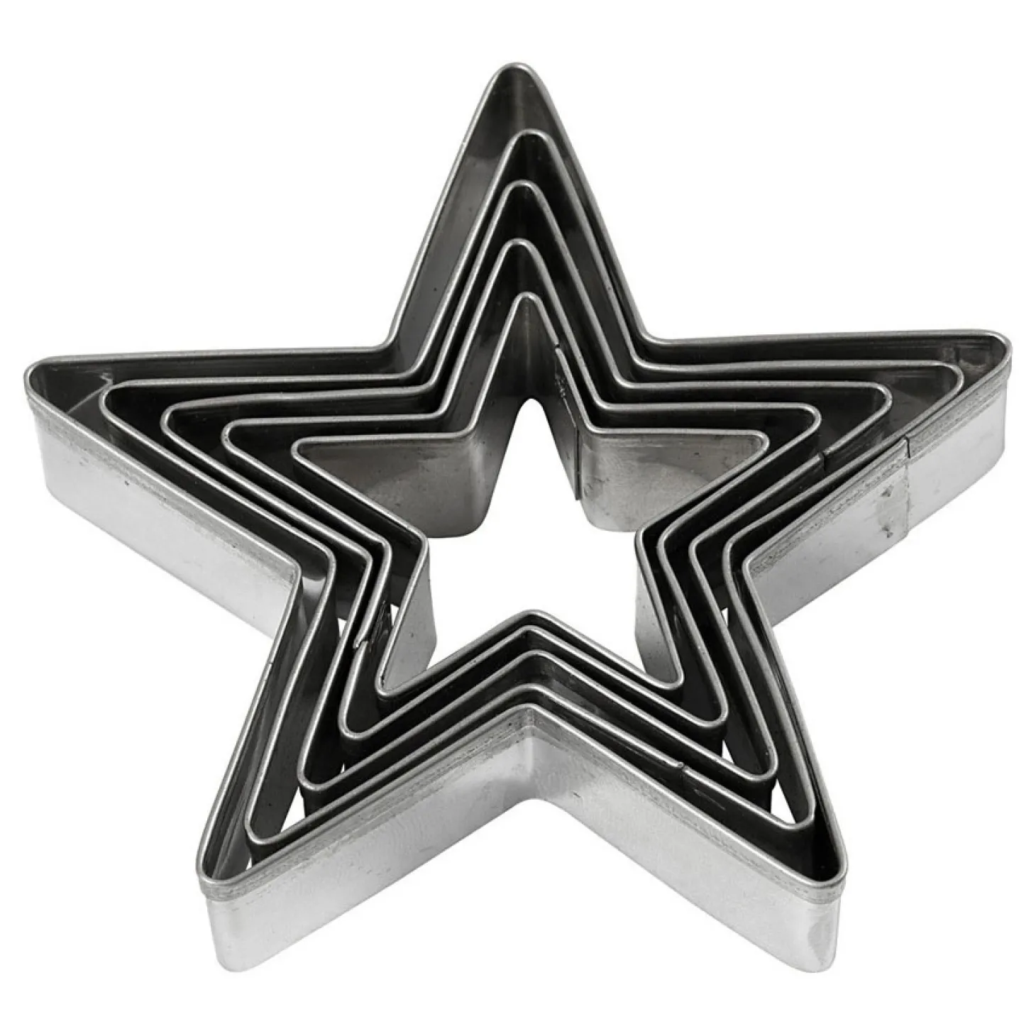 Uitsteekvormen Ster, 5st.