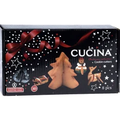 Uitsteekvormenset 3D Kerstkoekjes, 8dlg.