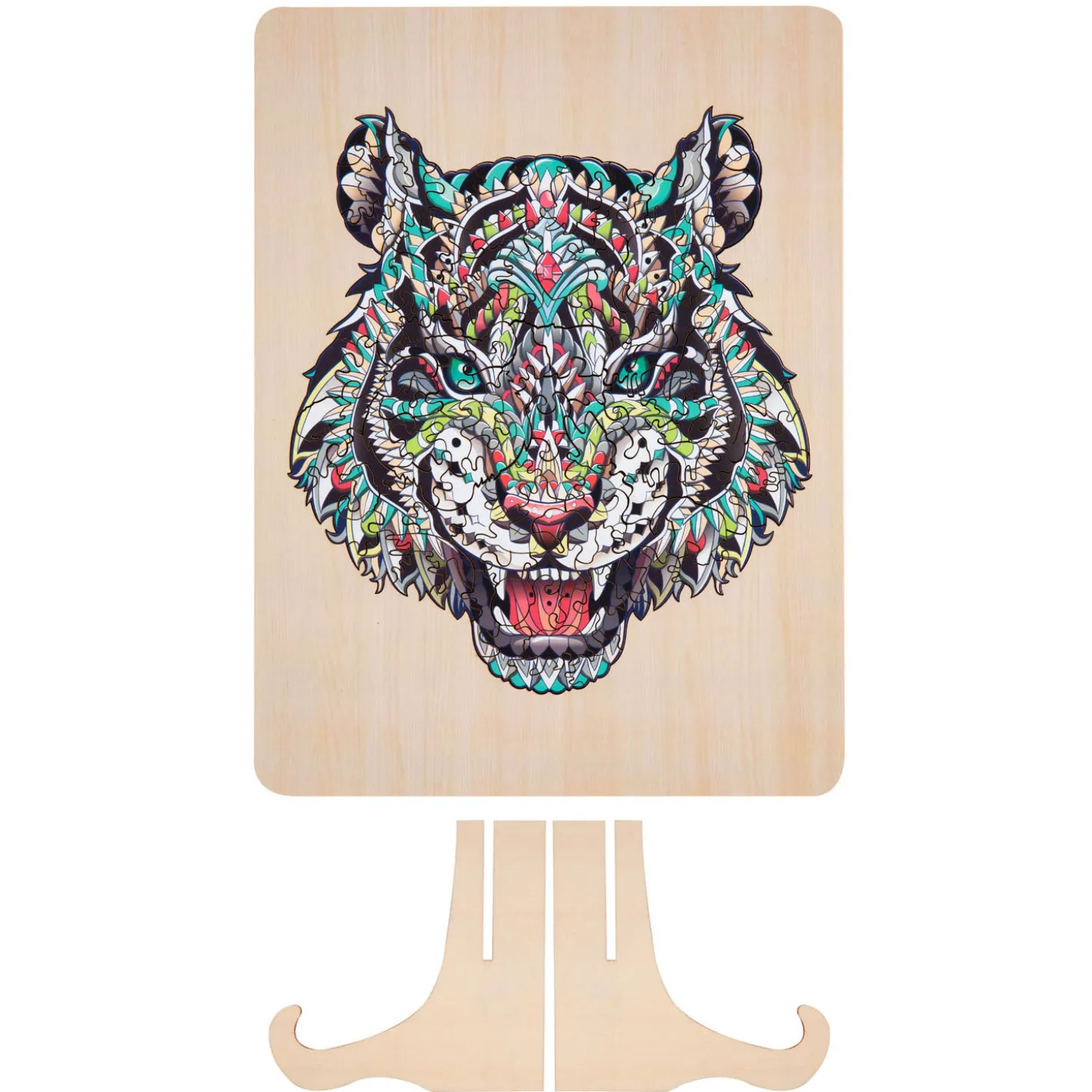 Unieke Houten Puzzel Tijger, 130st.