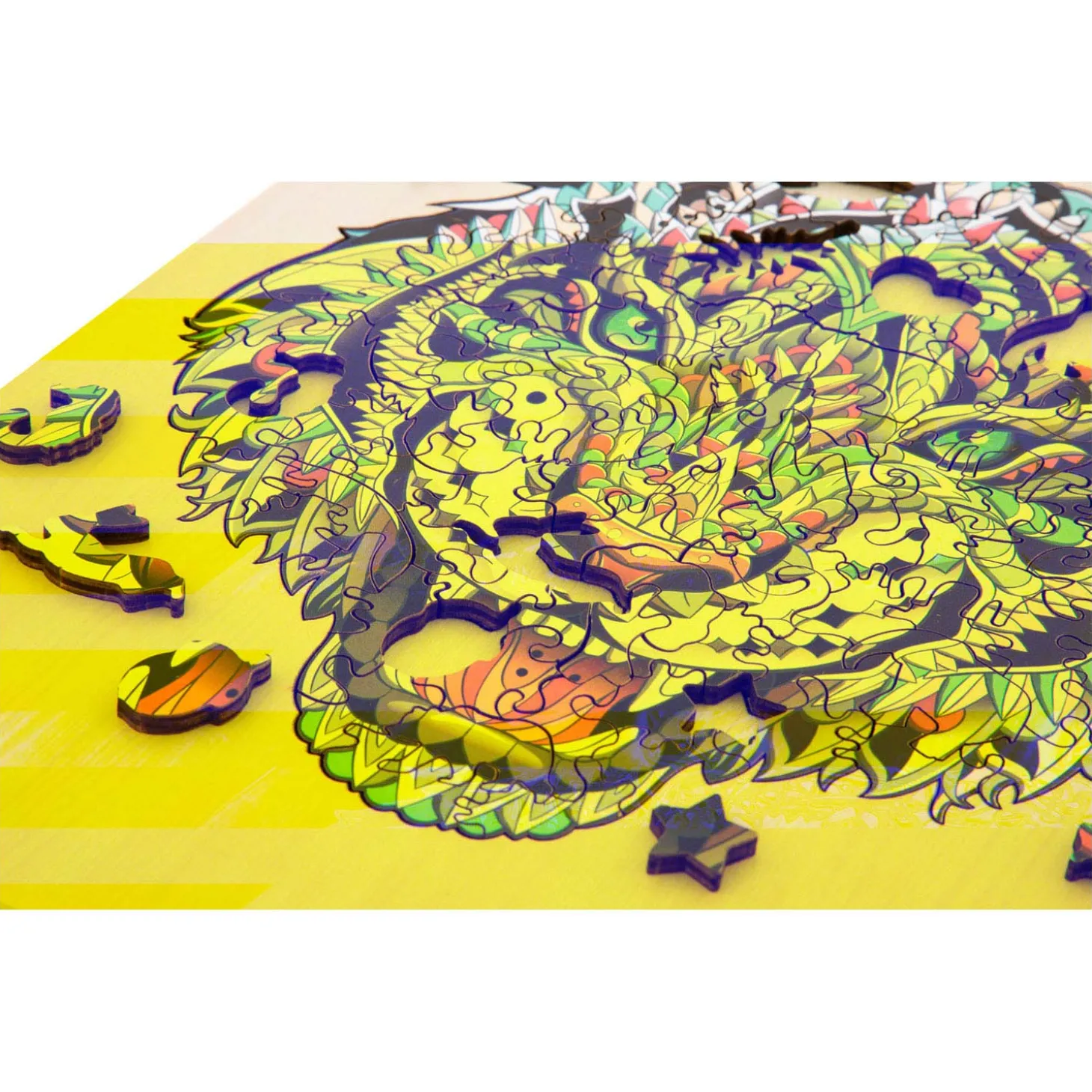 Unieke Houten Puzzel Tijger, 130st.