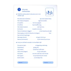 Vakantie oefenblaadjes herhalingsoefeningen taal en rekenen