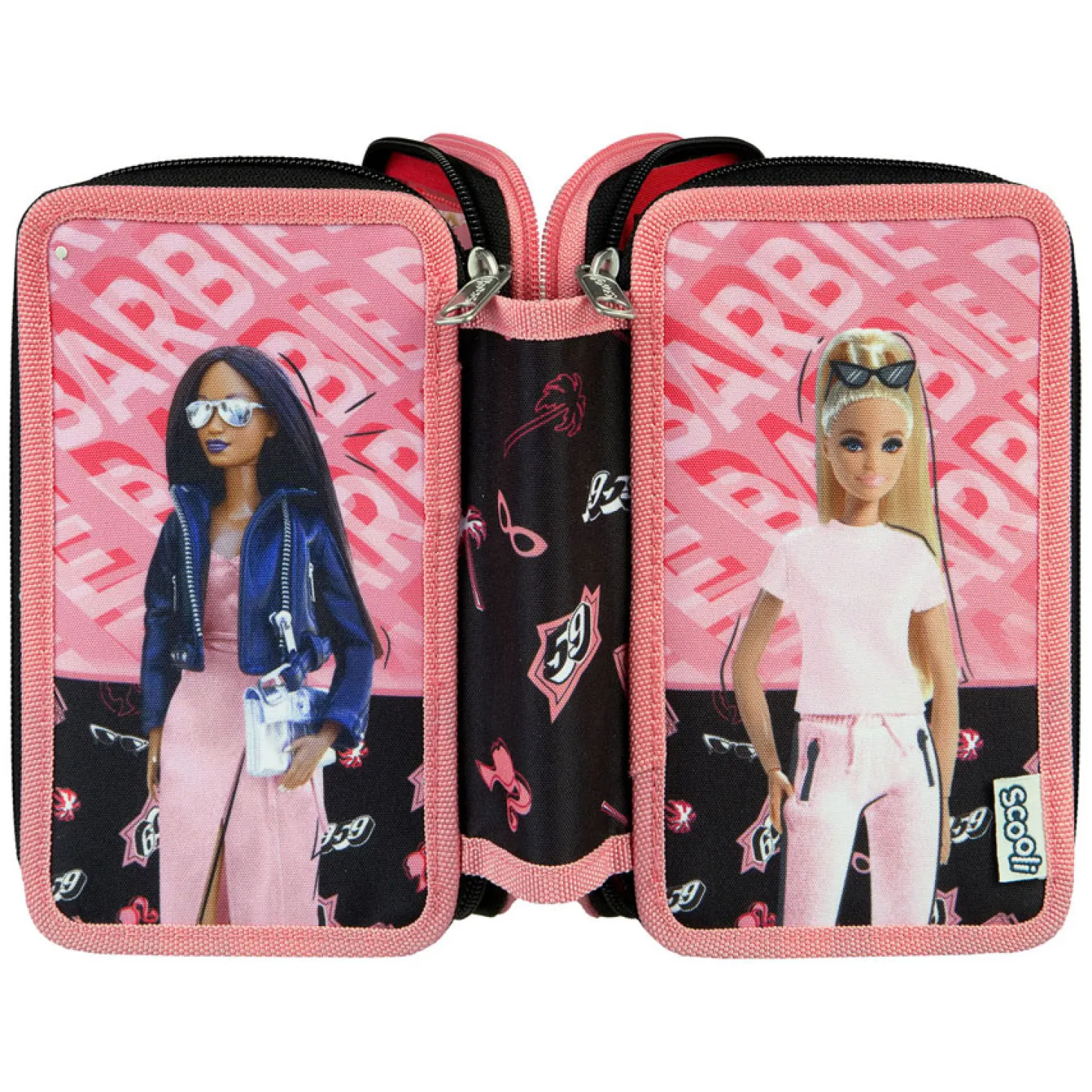 3-Vaks Gevulde Etui Barbie