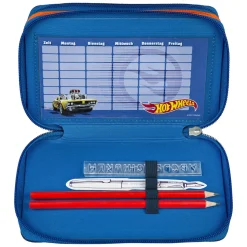 3-Vaks Gevulde Etui Hot Wheels