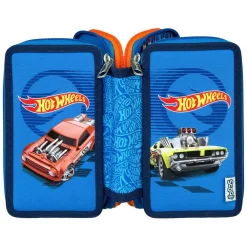 3-Vaks Gevulde Etui Hot Wheels