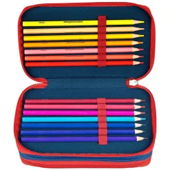 3-Vaks Gevulde Etui Spiderman