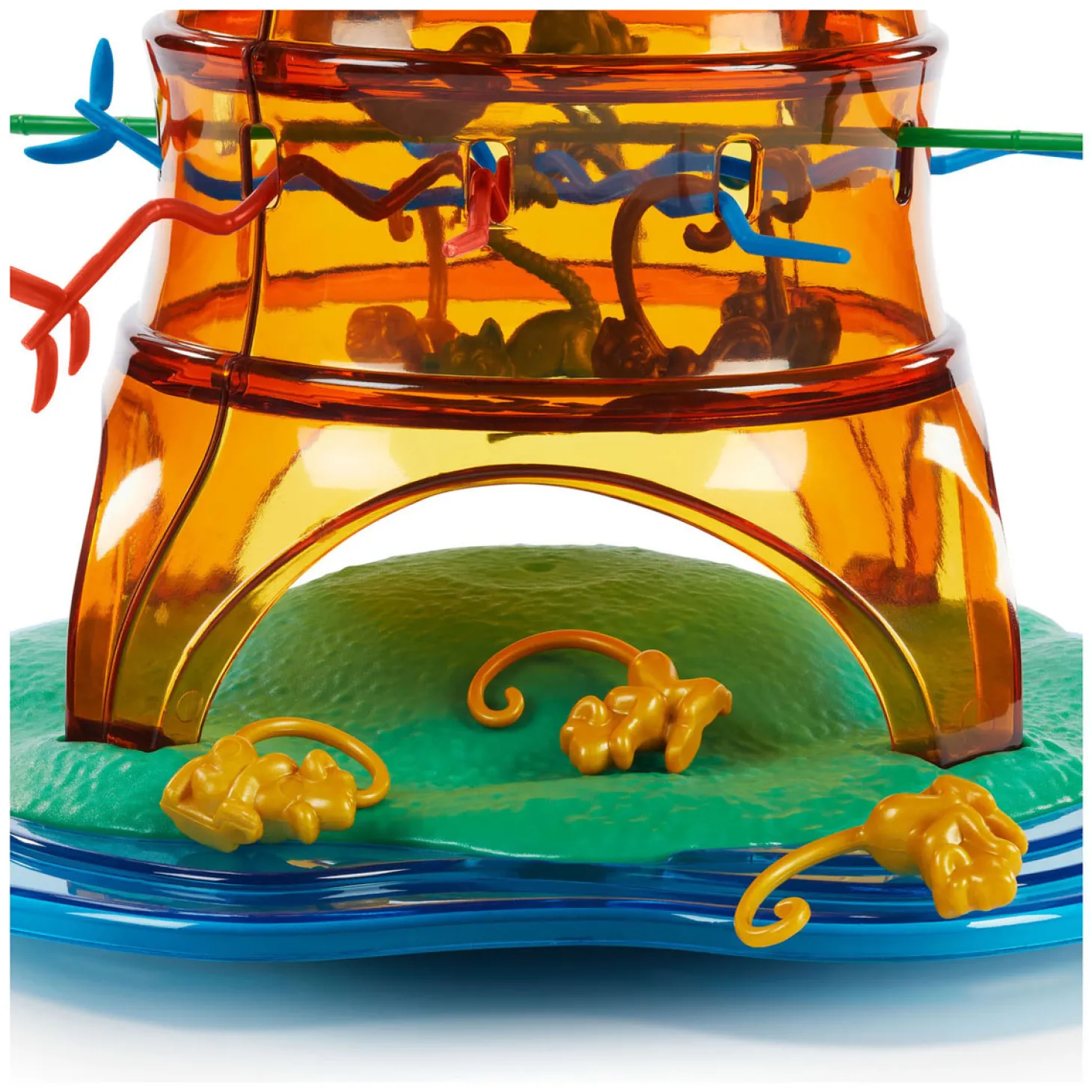 Vallende Aapjes Schommelend Boomfeest Kinderspel