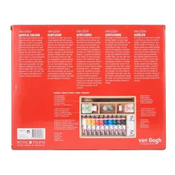 Van Gogh Acrylverf In Kist Basic met 10 Kleuren 40Ml