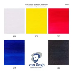 Van Gogh Acrylverf Primaire Mengset, 5x40ml