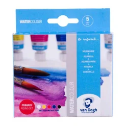 Van Gogh Aquarelverf Primaire Mengset, 5x10ml Tubes