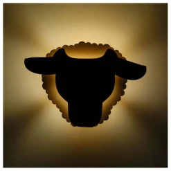 Van Tjalle en Jasper - Schaap Wandlamp - Hout