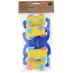 Verfroller met patronen, 4st.