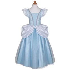 Verkleedjurk Assepoester Blauw - 7-8 Jaar