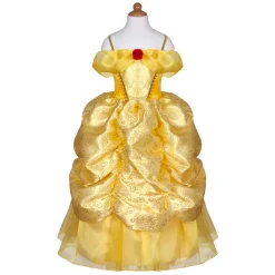 Verkleedjurk Belle Goud - 3-4 Jaar