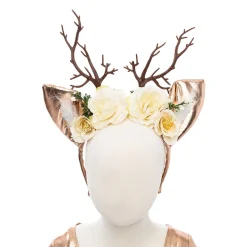 Verkleedjurk en Haarstuk Hert, 5-6 jaar