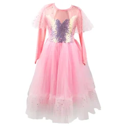 Verkleedjurk Prinses Roze Elegant, 5-6 jaar