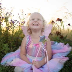 Verkleedset Regenboog Pailletten, 4-6 jaar