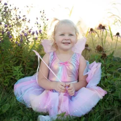 Verkleedset Regenboog Pailletten, 4-6 jaar