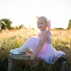 Verkleedset Regenboog Pailletten, 4-6 jaar