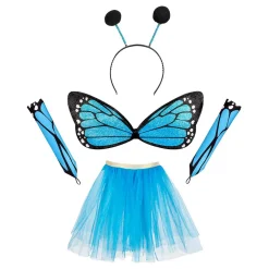 Verkleedset Vlinder Blauw