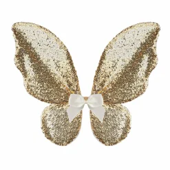 Verkleedset Vlinder Goud met Staf, 4-6 jaar