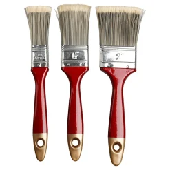 Vernis Kwasten Plat, 3st.