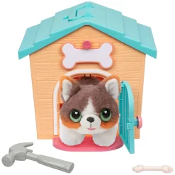 Verrassingspuppy Knuffel in Hondenhok