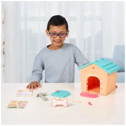 Verrassingspuppy Knuffel in Hondenhok