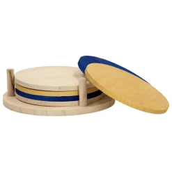 Versier je eigen Houten Onderzetters, 6st.