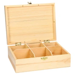 Versier je eigen Houten Theekist 6-vaks