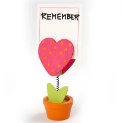 Versier je Houten Memoclip Bloem, 10st.