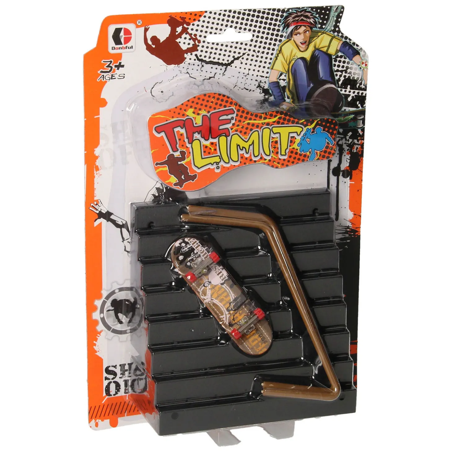 Vinger Skateboard met Stunttrap